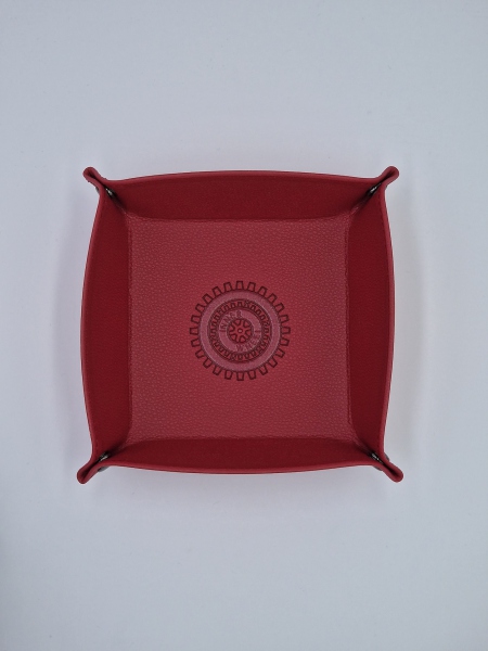 Ablageschale  für Handy, Schmuck, Schlüssel bordeaux